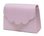 Evening Bag w/ Rhinestones - Lilac - BG-LB76686ALI